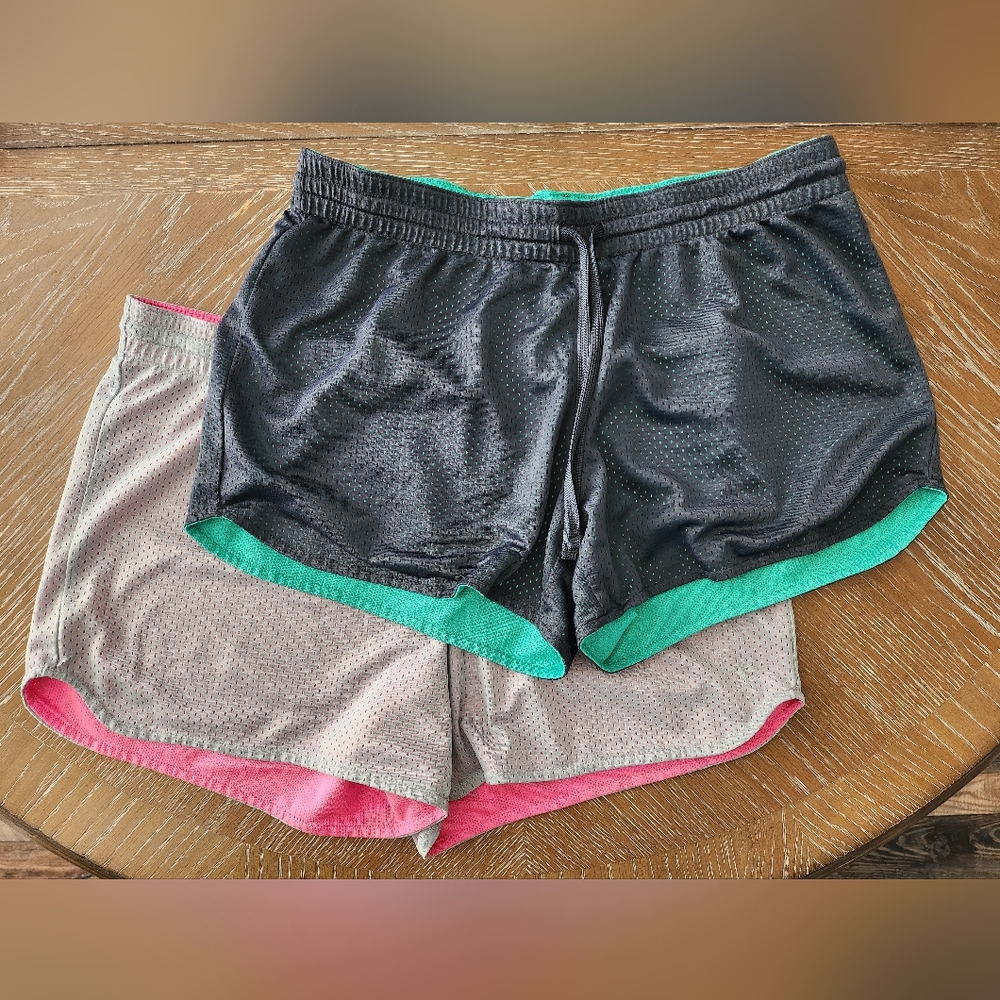 3 pairs of Danskin shorts, L